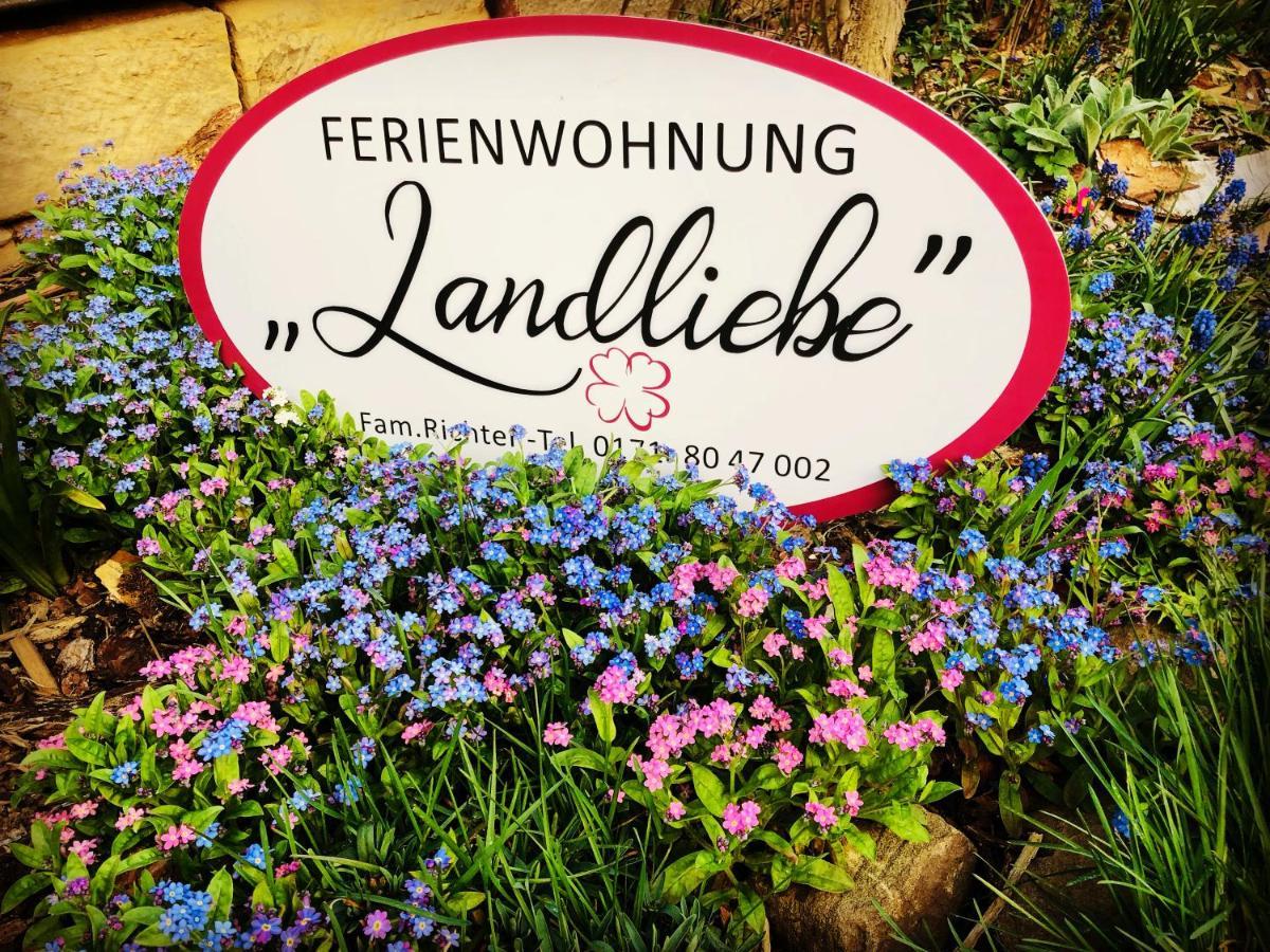 Ferienwohnung Landliebe Rudolstadt Bagian luar foto